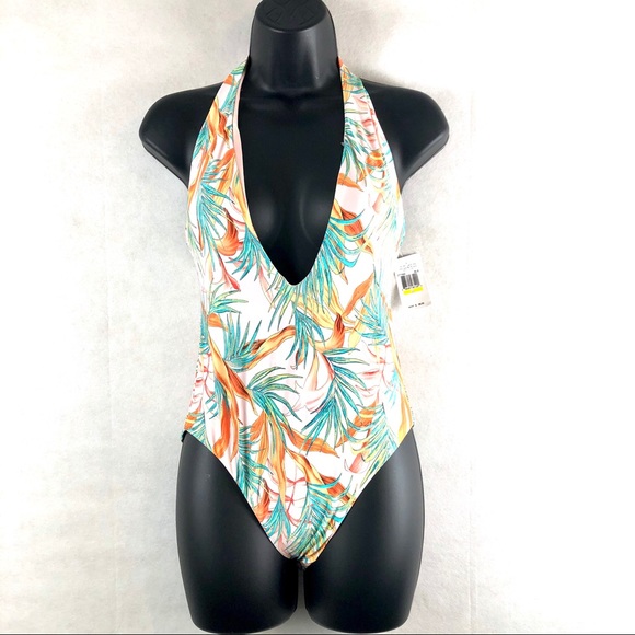 Basta one piece swimming suit Medium halter top - Picture 2 of 8